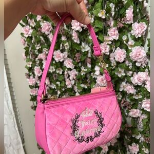 New Juicy couture, Royal couture, mini wristlet purse